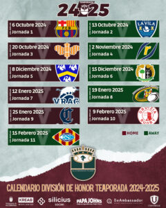 Calendario DH 24-25